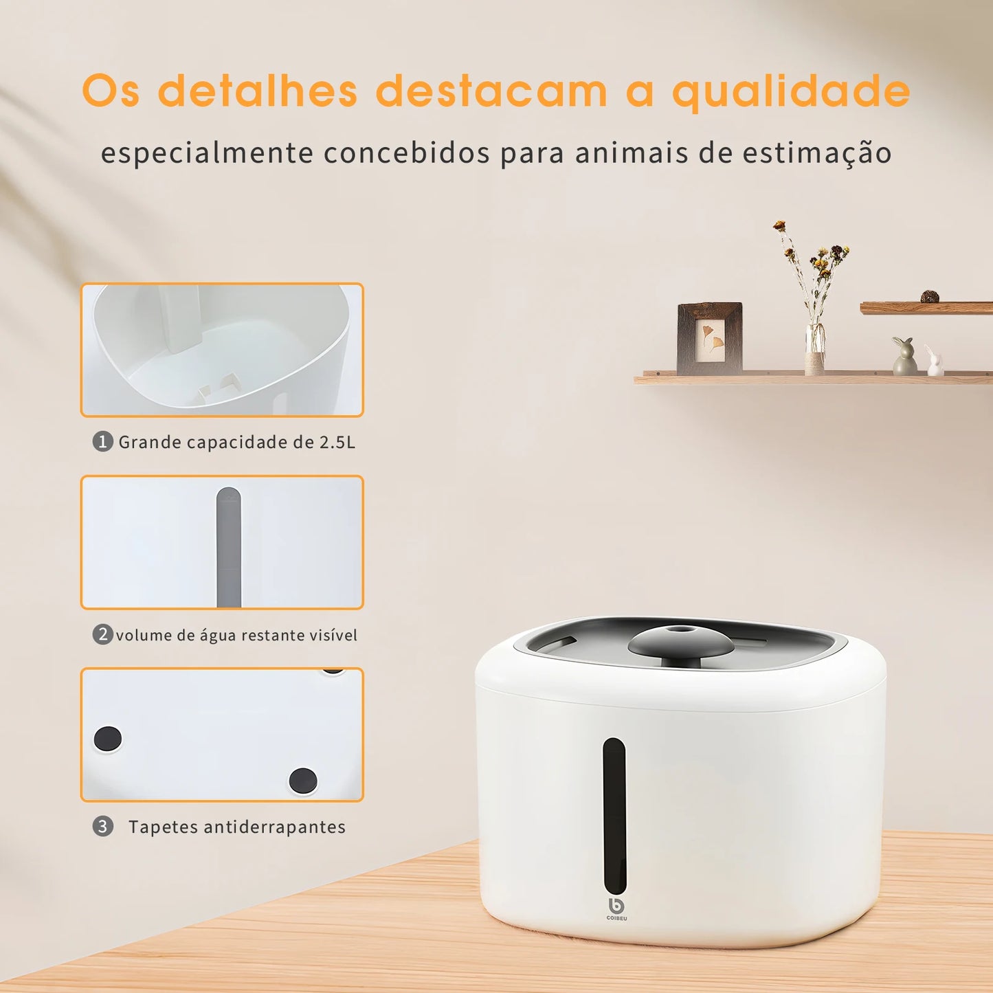 Bebedouro Automático - Água Sempre Fresca e Filtrada para Seu Amigo